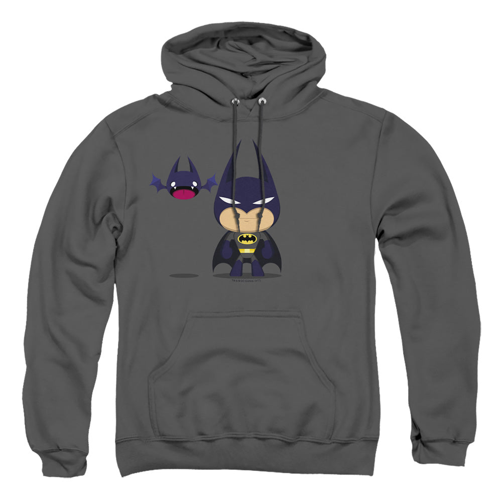 Batman Cute Batman Mens Hoodie Charcoal