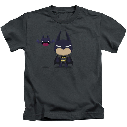 Batman Cute Batman Juvenile Kids Youth T Shirt Charcoal