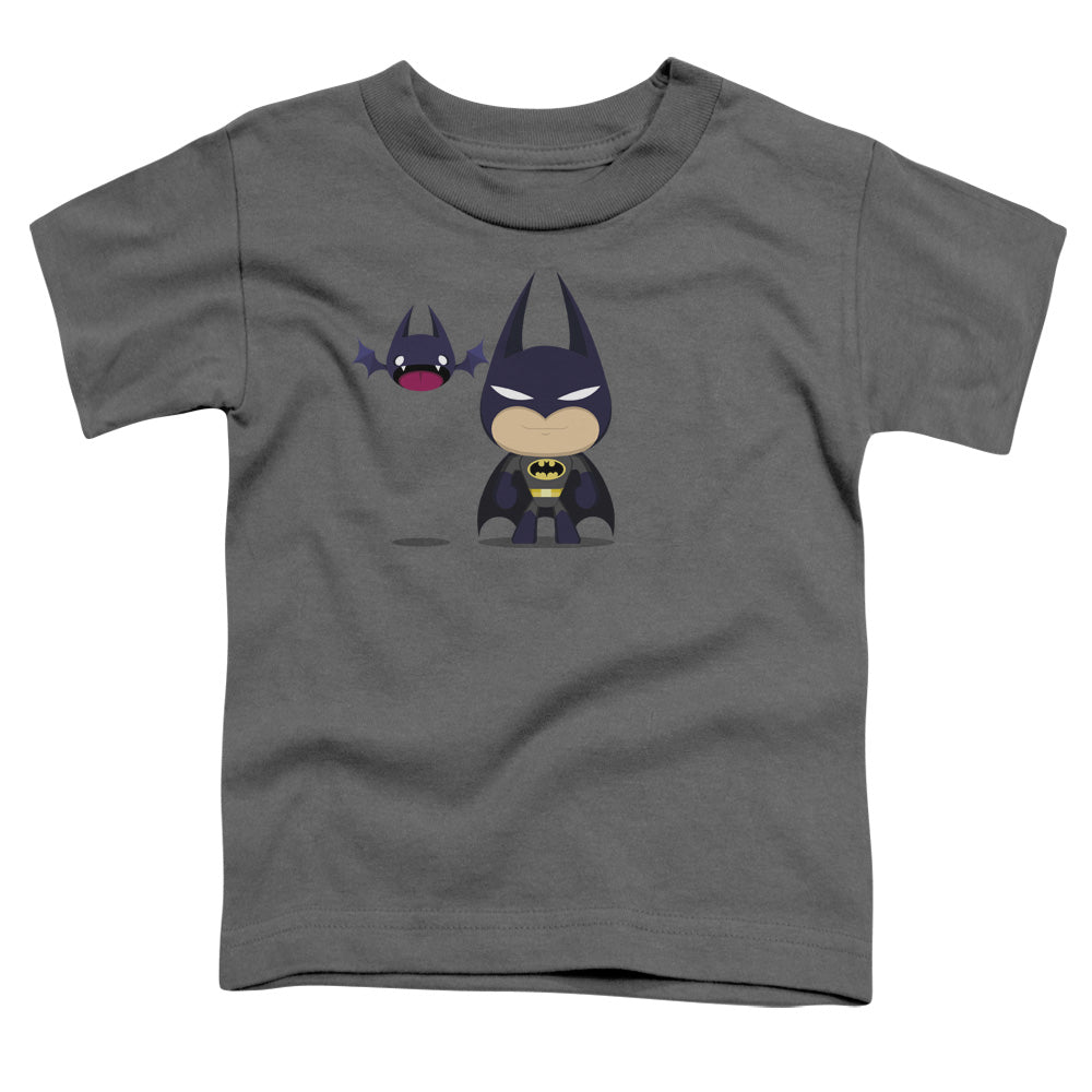 Batman Cute Batman Toddler Kids Youth T Shirt Charcoal