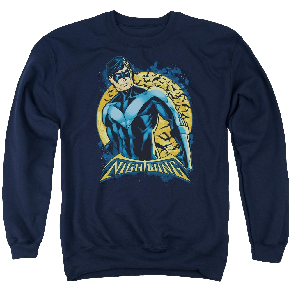 Batman Nightwing Moon - Men's Crewneck Sweatshirt