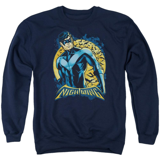 Batman Nightwing Moon - Men's Crewneck Sweatshirt