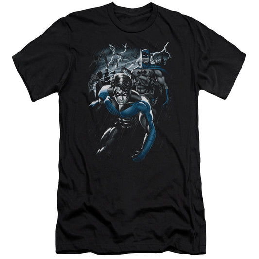 Batman Dynamic Duo 2 Slim Fit Mens T Shirt Black