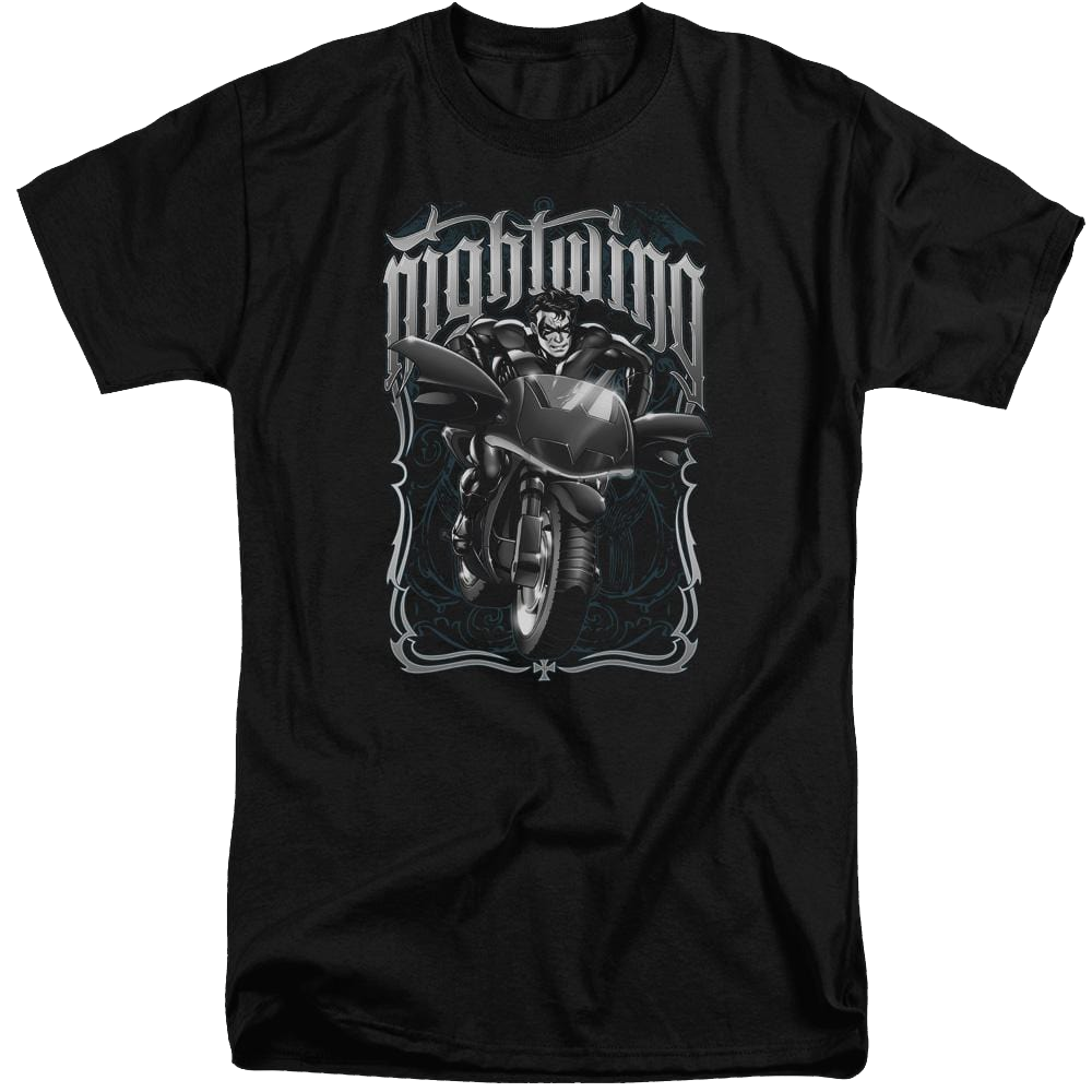 Batman Nightwing Biker - Men's Tall Fit T-Shirt