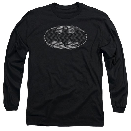 Batman Chainmail Shield - Men's Long Sleeve T-Shirt