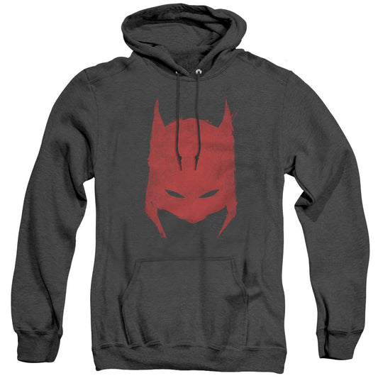 Batman Hacked & Scratched Heather Mens Hoodie Black