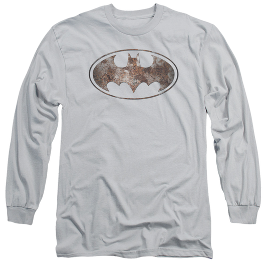 Batman Heavy Rust Logo - Men's Long Sleeve T-Shirt
