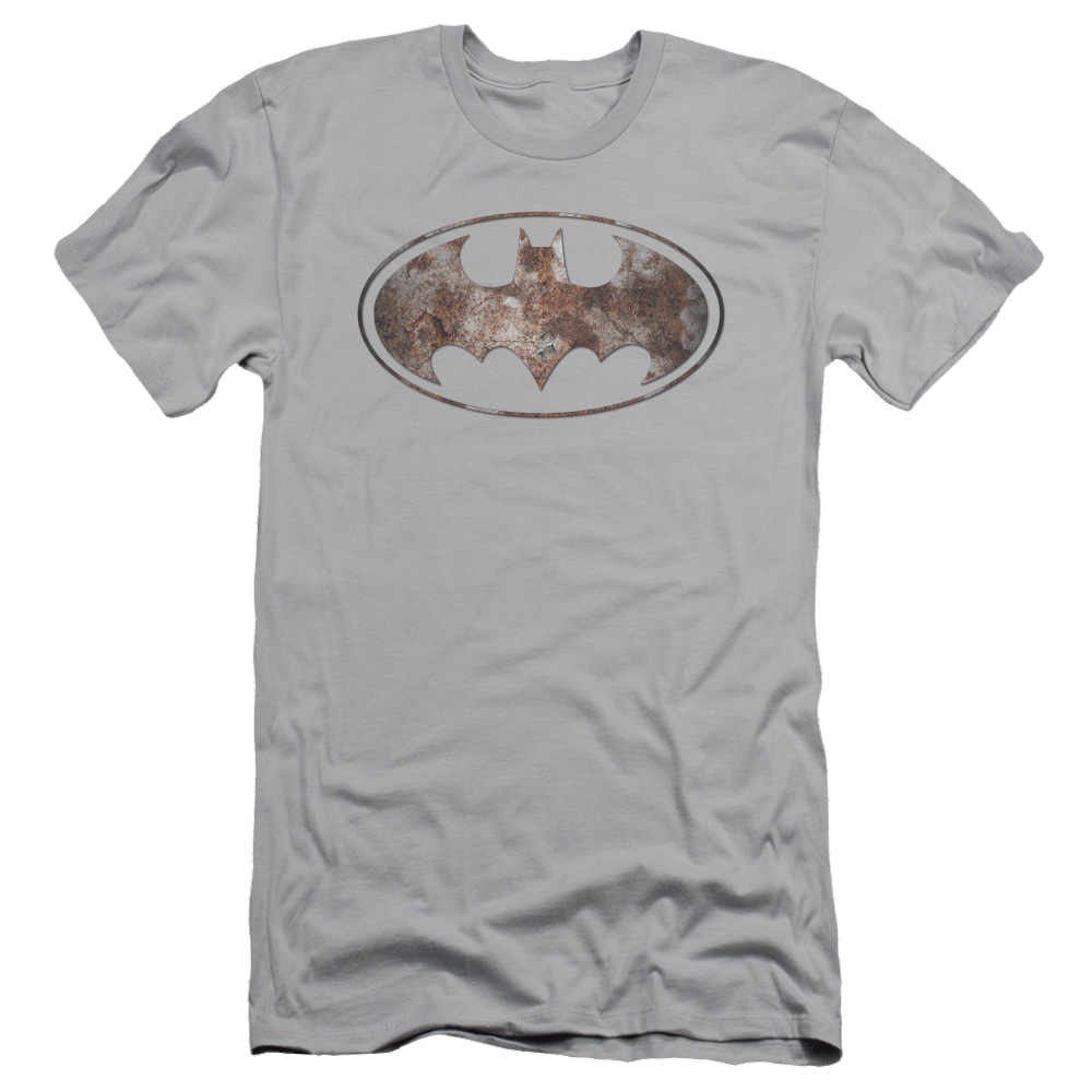 Batman Heavy Rust Logo - Men's Slim Fit T-Shirt