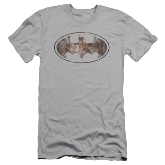 Batman Heavy Rust Logo - Men's Slim Fit T-Shirt