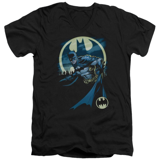 Batman Heed The Call - Men's V-Neck T-Shirt