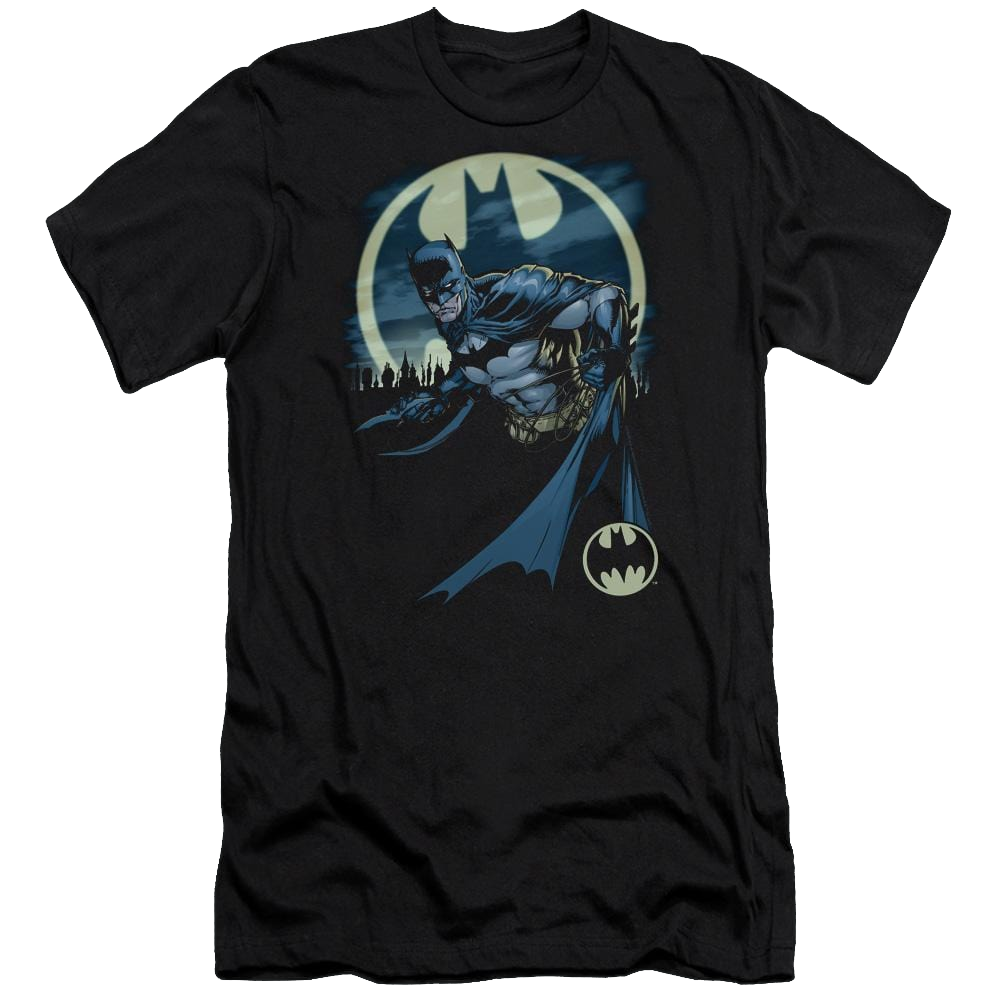 Batman Heed The Call - Men's Premium Slim Fit T-Shirt