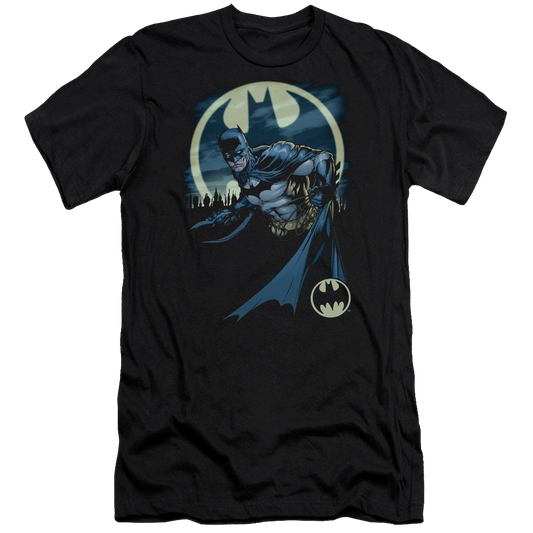 Batman Heed The Call - Men's Premium Slim Fit T-Shirt
