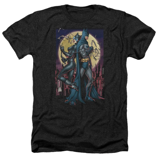 Batman Paint The Town Red - Men's Heather T-Shirt
