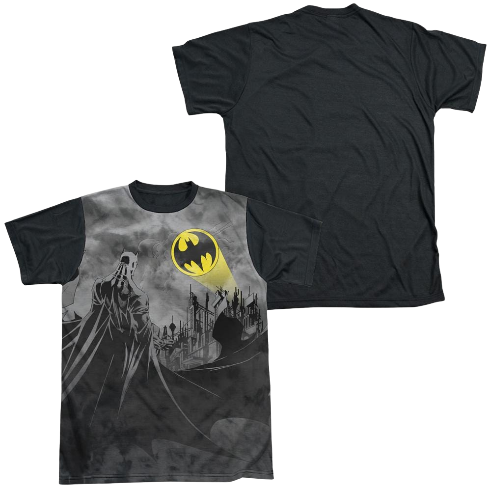 Batman Heed The Call - Men's Black Back T-Shirt Style001