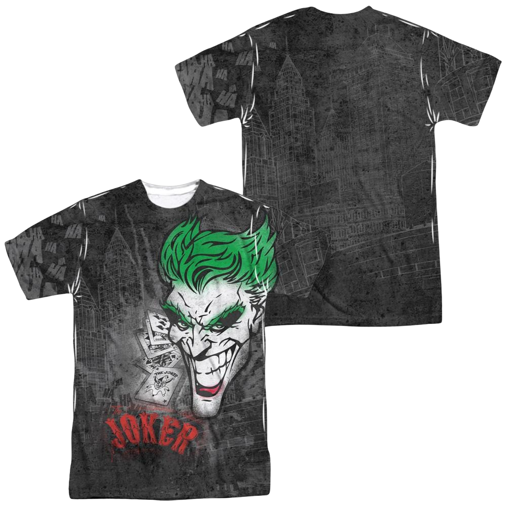 Batman Joker Sprays The City Men's All Over Print T-Shirt