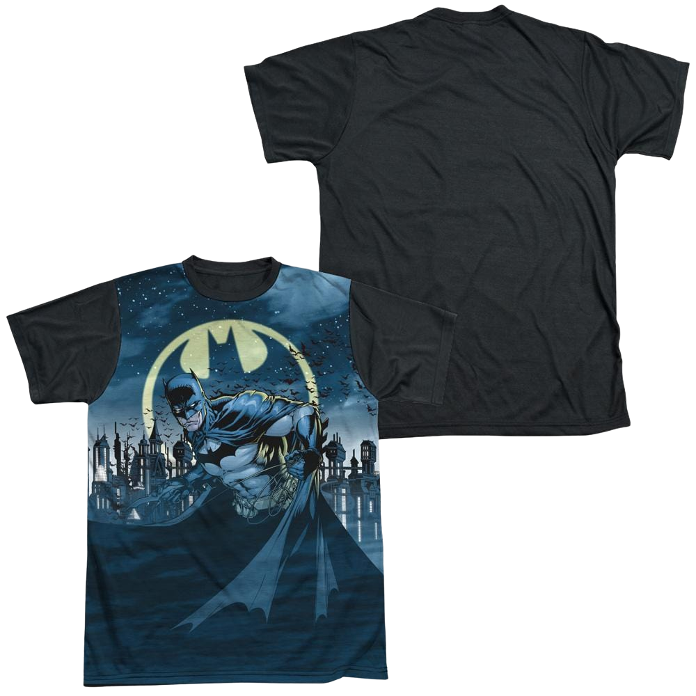 Batman Heed The Call - Men's Black Back T-Shirt