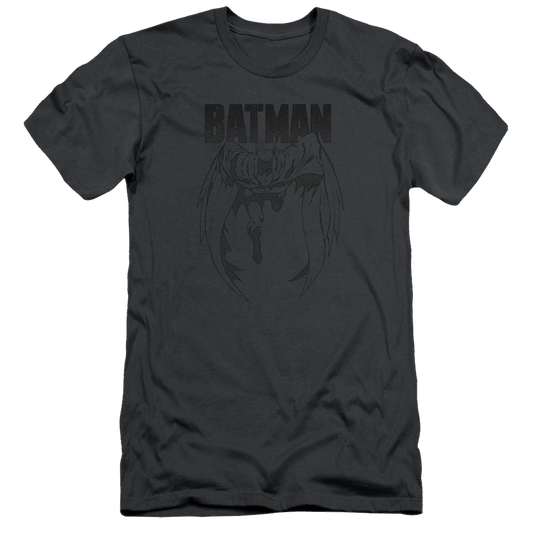 Batman Grey Noise - Men's Slim Fit T-Shirt