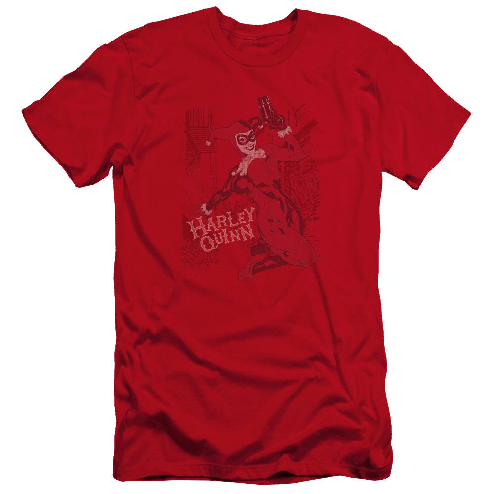 Batman Harleys Packing - Men's Premium Slim Fit T-Shirt