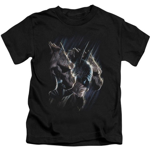 Batman Gargoyles Juvenile Kids Youth T Shirt Black