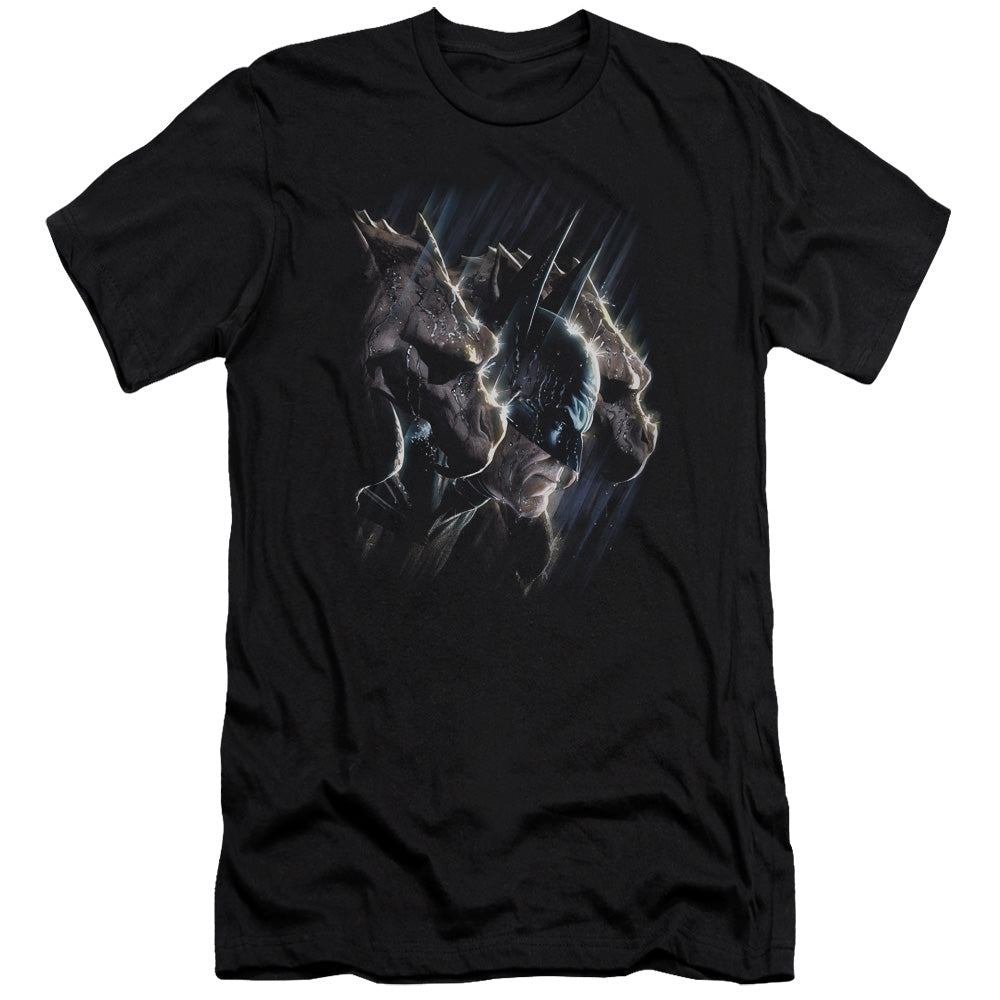 Batman Gargoyles Premium Bella Canvas Slim Fit Mens T Shirt Black