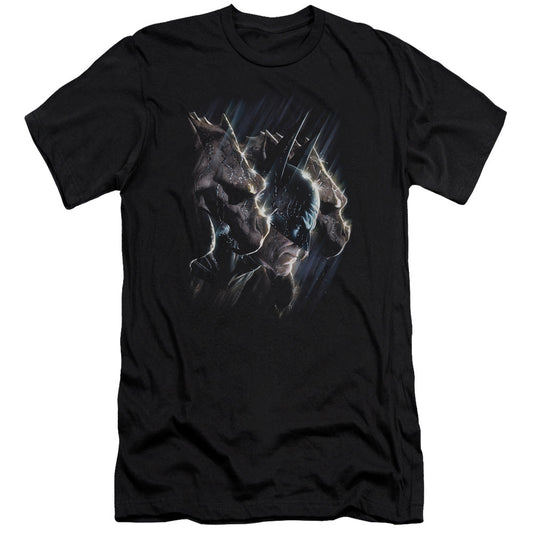Batman Gargoyles Premium Bella Canvas Slim Fit Mens T Shirt Black