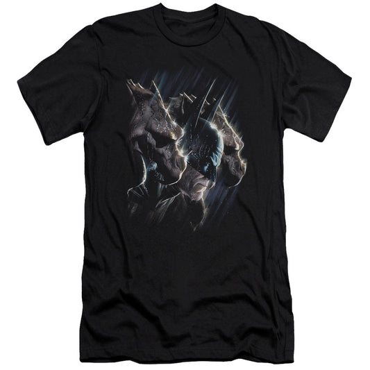 Batman Gargoyles Slim Fit Mens T Shirt Black