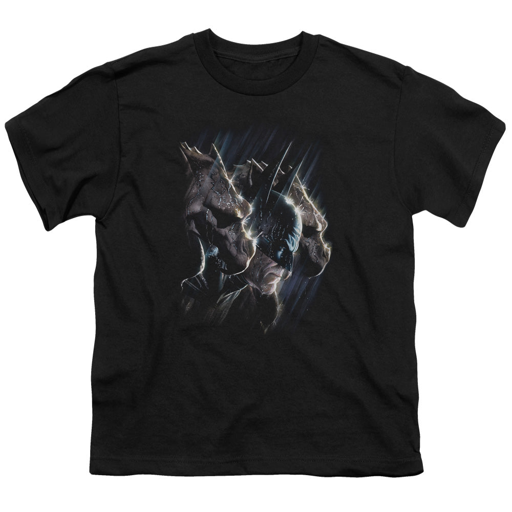 Batman Gargoyles Kids Youth T Shirt Black