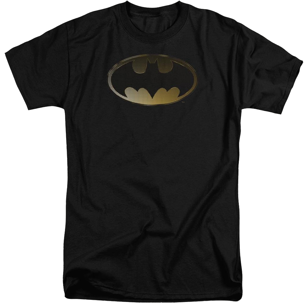 Batman Halftone Bat - Men's Tall Fit T-Shirt