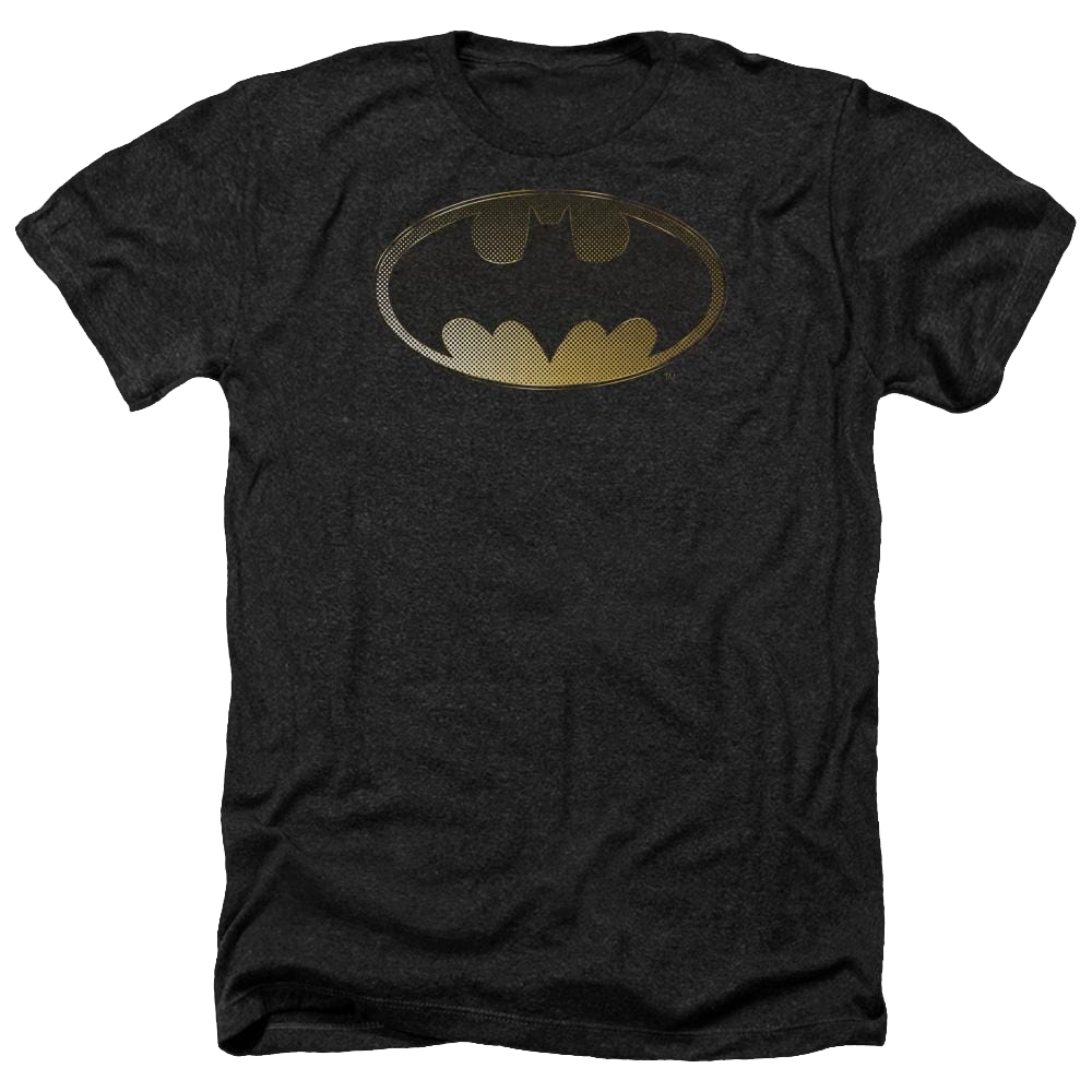 Batman Halftone Bat - Men's Heather T-Shirt