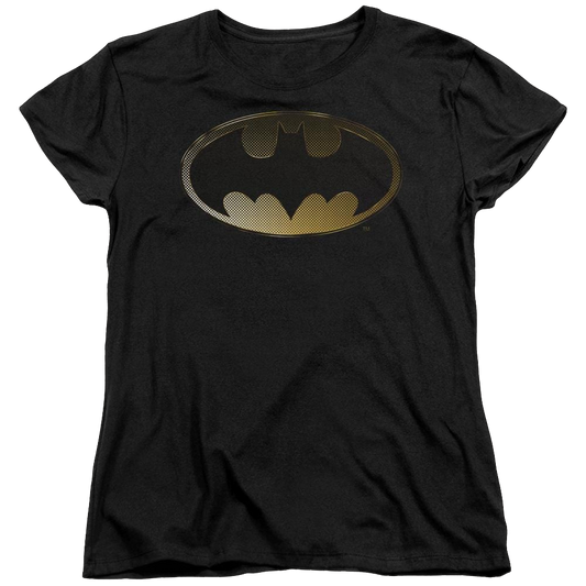 Batman Halftone Bat - Women's T-Shirt