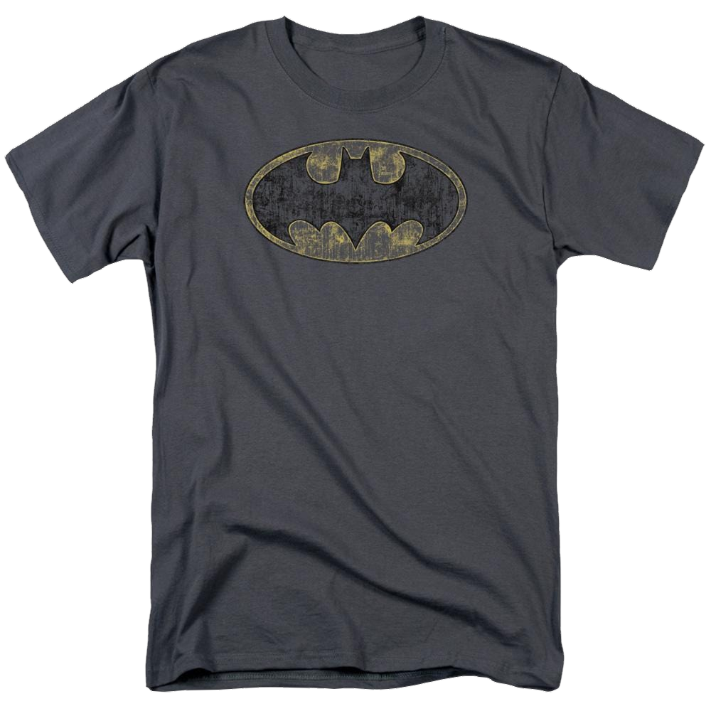 Batman Tattered Logo - Men's Regular Fit T-Shirt Style001