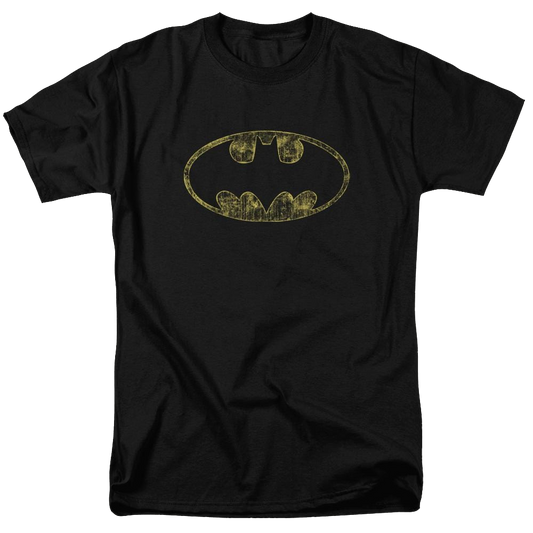 Batman Tattered Logo - Men's Regular Fit T-Shirt