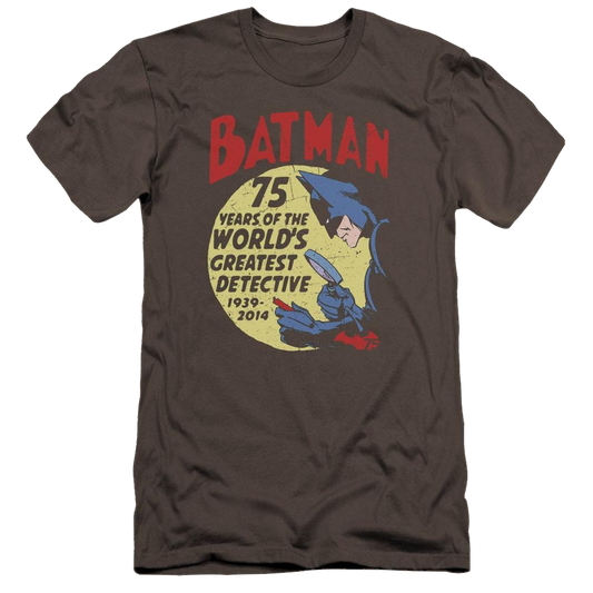 Batman Detective 75 - Men's Premium Slim Fit T-Shirt