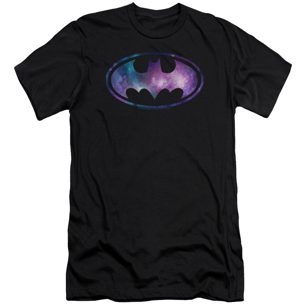 Batman Galaxy Signal Premium Bella Canvas Slim Fit Mens T Shirt Black
