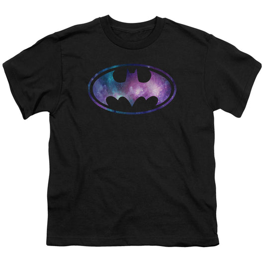 Batman Galaxy Signal Kids Youth T Shirt Black