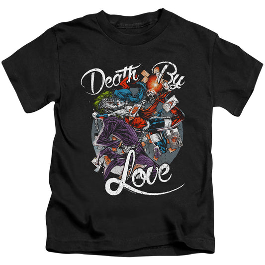 Batman Death By Love Juvenile Kids Youth T Shirt Black