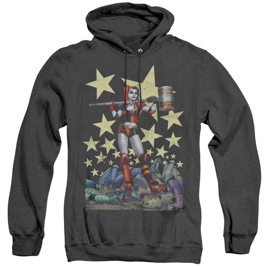 Batman Hammer Time Heather Mens Hoodie Black