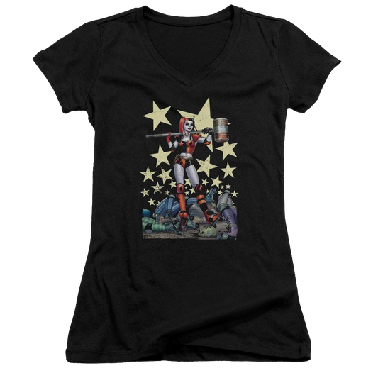Batman Hammer Time - Juniors V-Neck T-Shirt