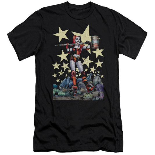 Batman Hammer Time Slim Fit Mens T Shirt Black