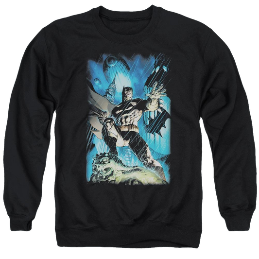 Batman Stormy Dark Knight - Men's Crewneck Sweatshirt