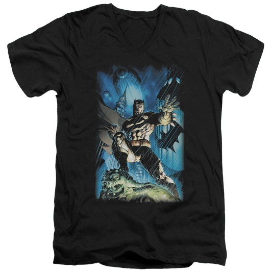 Batman Stormy Dark Knight - Men's V-Neck T-Shirt