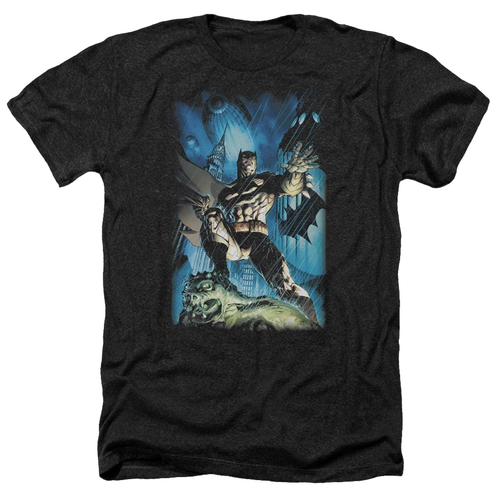 Batman Stormy Dark Knight - Men's Heather T-Shirt