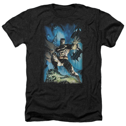 Batman Stormy Dark Knight - Men's Heather T-Shirt