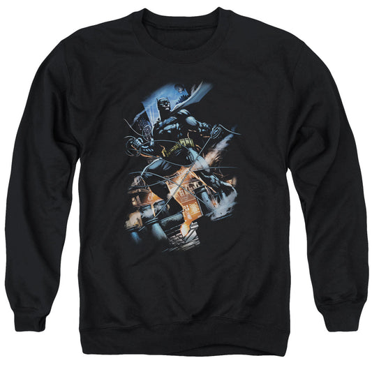 Batman Gotham Knight Mens Crewneck Sweatshirt Black