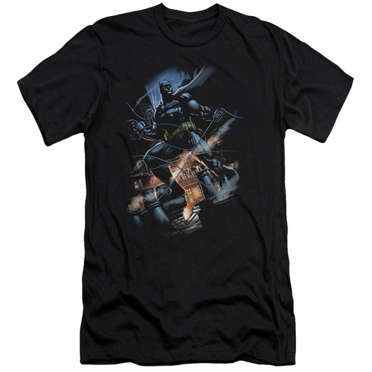 Batman Gotham Knight Slim Fit Mens T Shirt Black