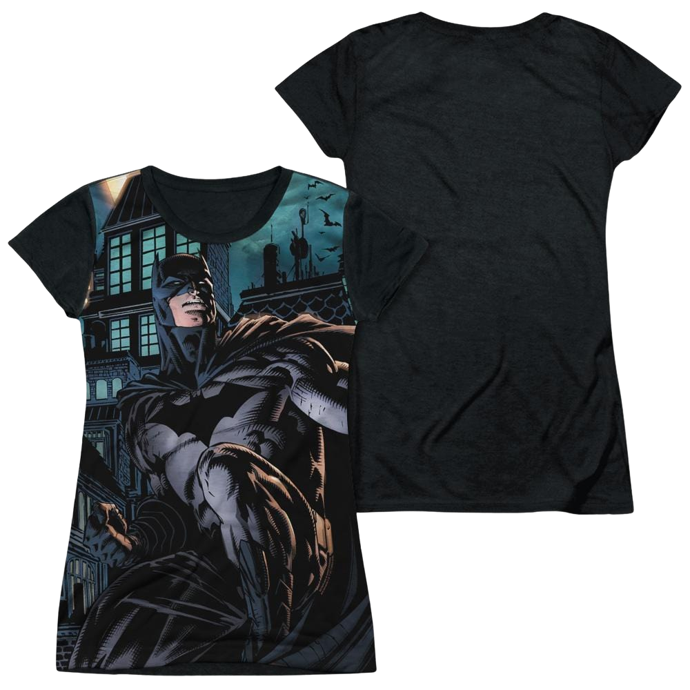 Batman Coming For You - Juniors Black Back T-Shirt