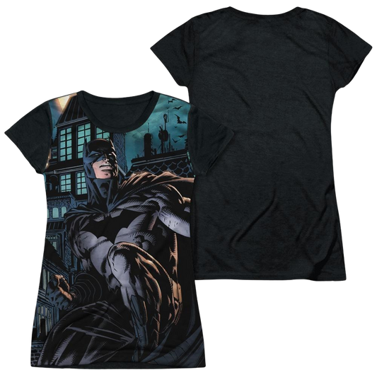 Batman Coming For You - Juniors Black Back T-Shirt
