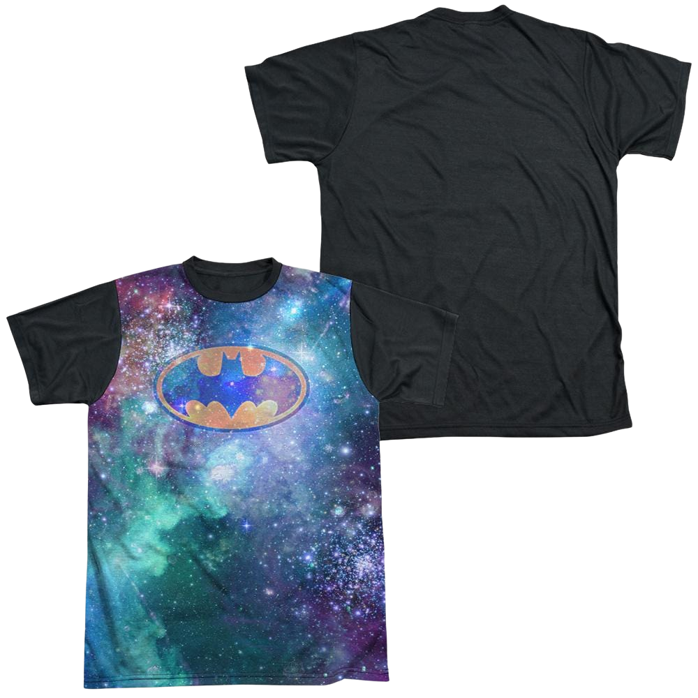 Batman Galaxy Symbol - Men's Black Back T-Shirt