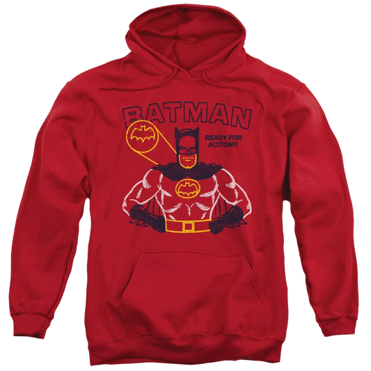 Batman Ready For Action - Pullover Hoodie