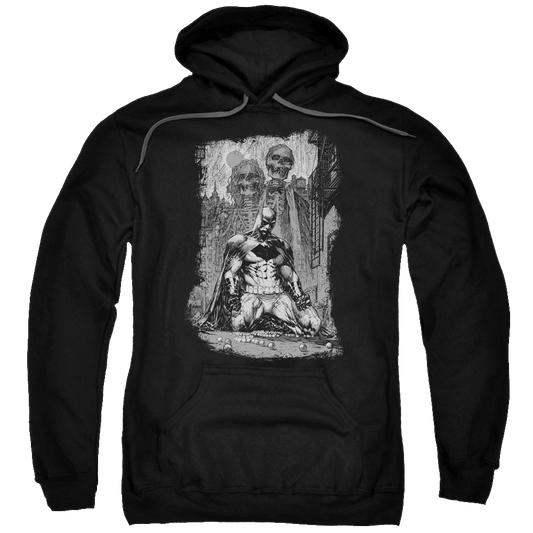 Batman Sketchy Shadows - Pullover Hoodie
