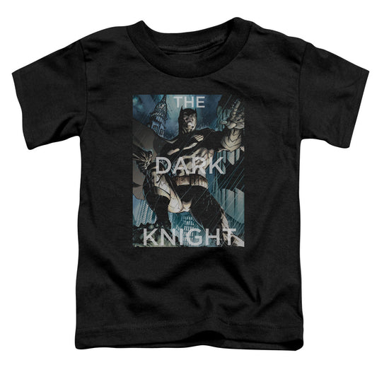 Batman Fighting The Storm Toddler Kids Youth T Shirt Black